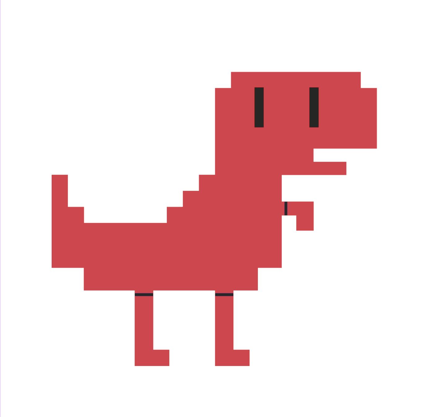 rex — pixel dinosaur mascot